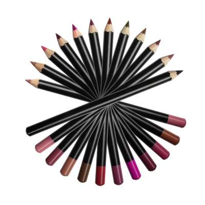 12 Colors private label lip liner Waterproof Makeup LipLiner lip pen brush Cosmetics Lip Liner Pencil